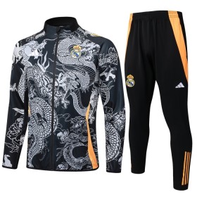 Real Madrid Dragon Casaco de Treino Conjunto Preta 2024-25